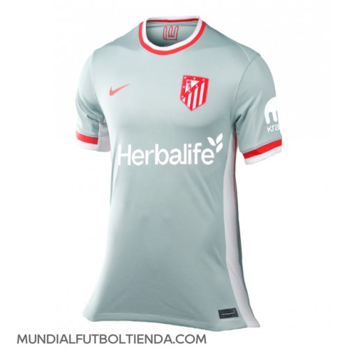 Camiseta Atletico Madrid Segunda Equipación Replica 2024-25 para mujer mangas cortas